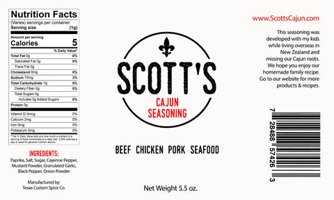 Scott's Cajun Seasoning